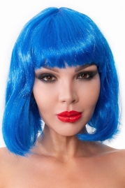 Парик-каре синий Джага-Джага