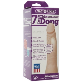 Фаллос-насадка Thin Dong 7"
