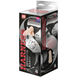 Страпон с 3 насадками Harness Woman Long
