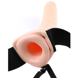 Страпон полый (фаллопротез) Pipedream 8" Vibrating Hollow