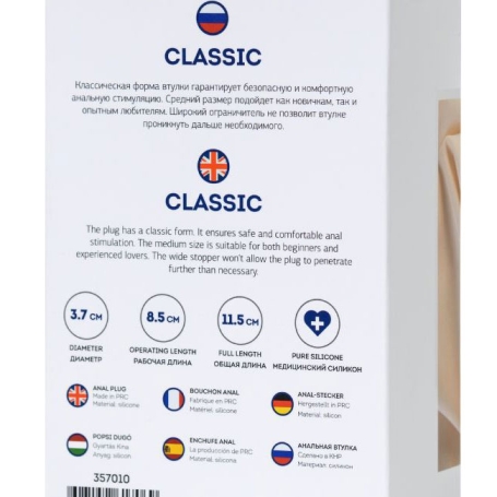 Анальные пробки ToDo Сlassic